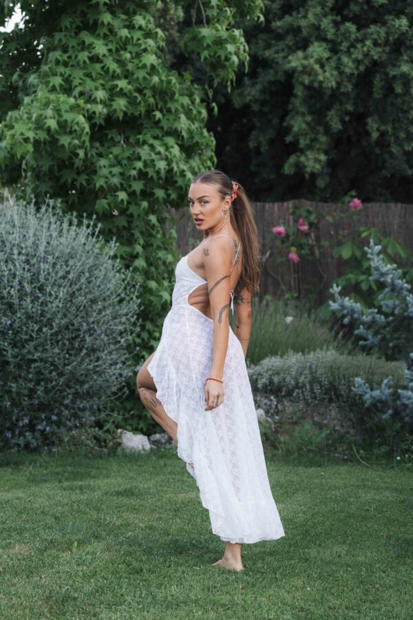 Saraghina Dress Blanco - Imagen 4