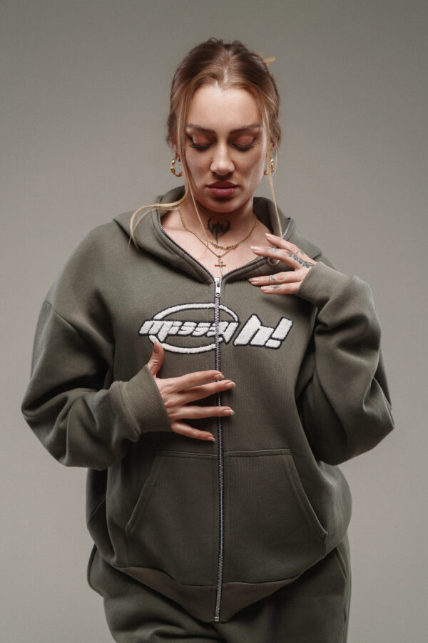 KHAKI HOODIE - Imagen 4